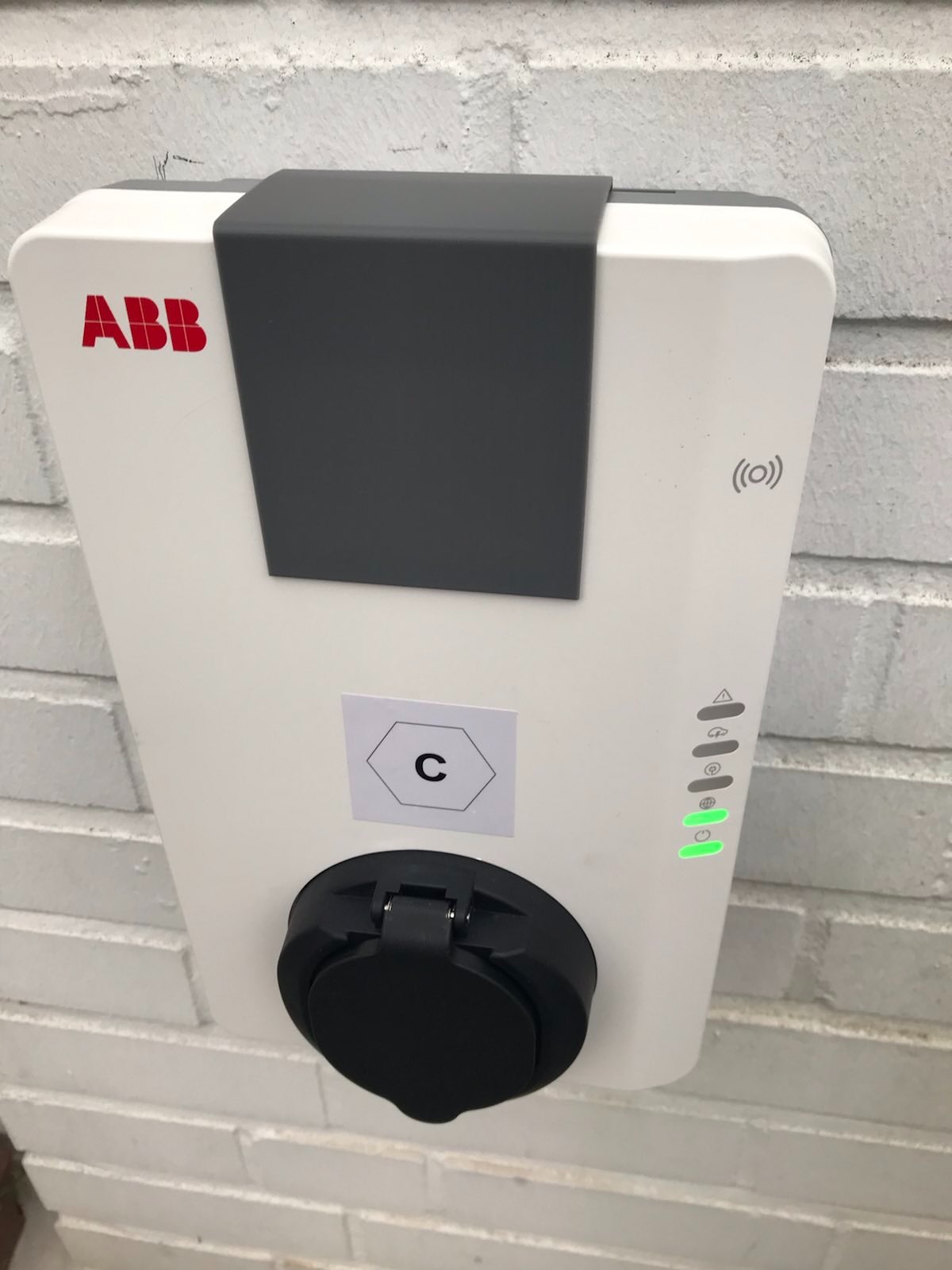 ABB terra ac wallbox display cover