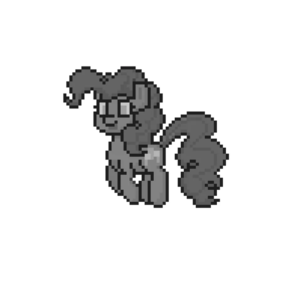 PonyTown My Little Pony Pinkie Pie Pixelart 3D picture (no MMU) by HouPe |  Download free STL model | Printables.com