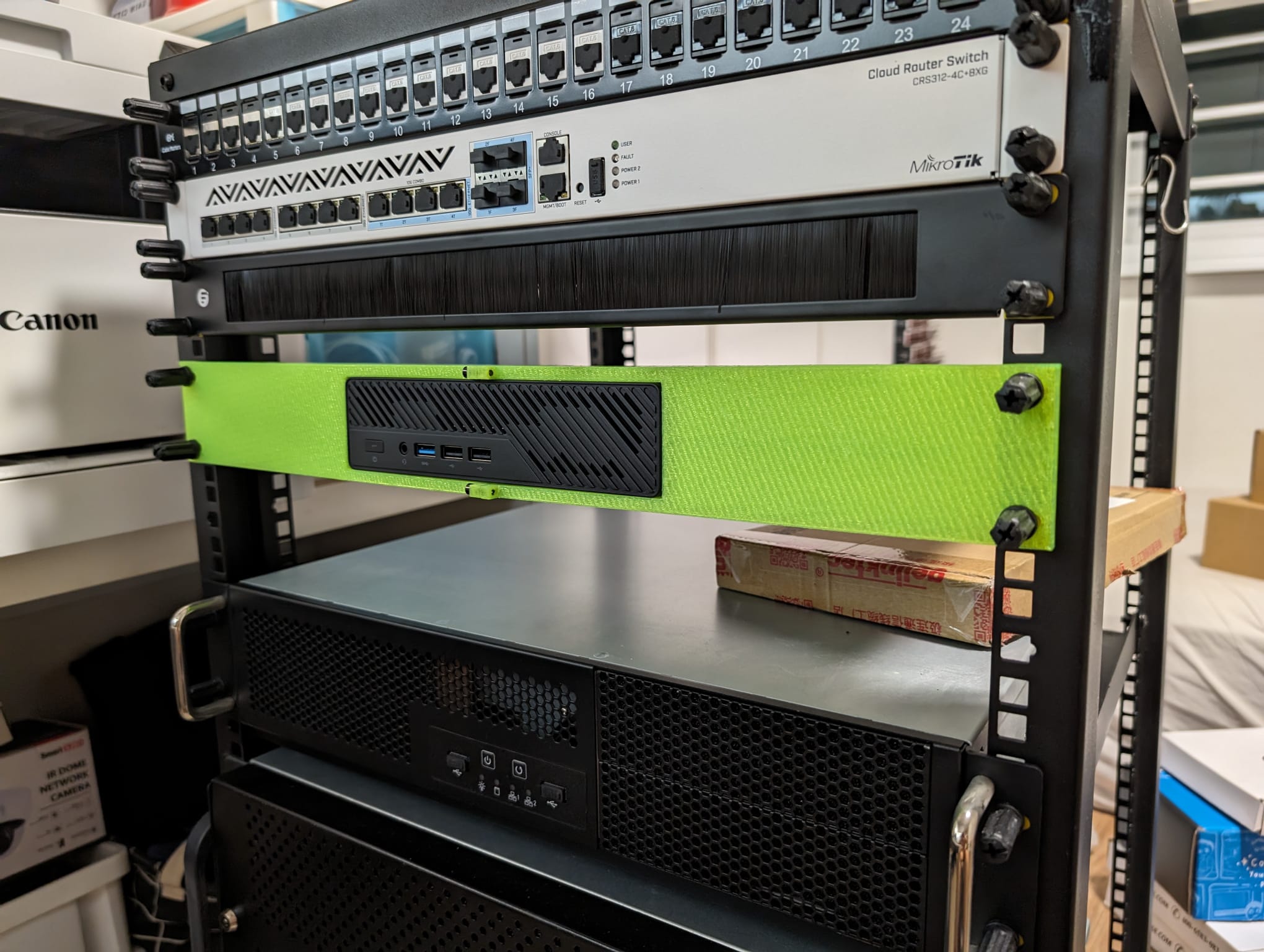 Rack Mount For Minisforum MS01 by Tan Wei Download free STL model