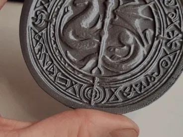 Dragon coin two sided