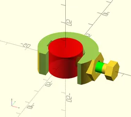 Parametric Shaft Collar - Clamp Collar by MSB | Download free STL model