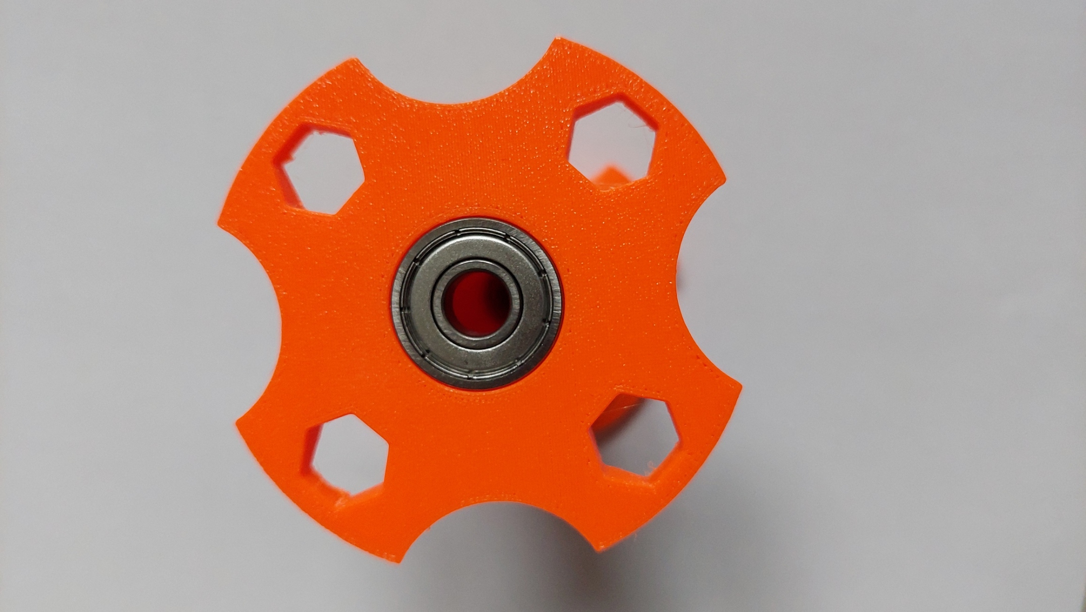 Universal spool holder with 608zz_, axis with integrated nut