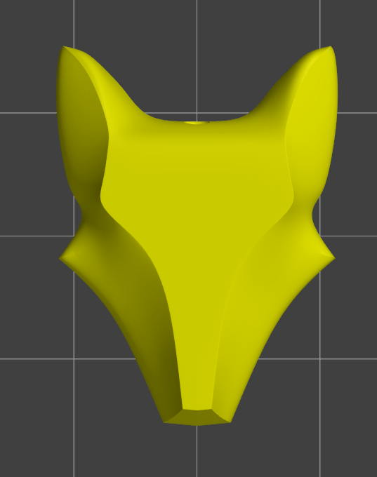 Celtic fox pendant