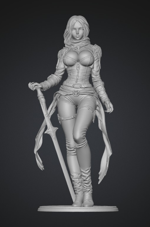 Crimson Valkyrie Figurine