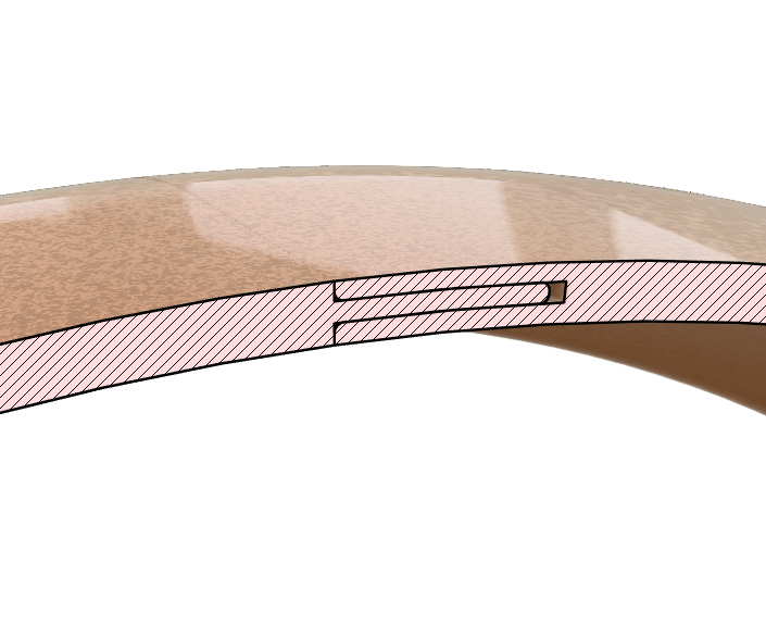 HYPERFORMA_Floatwheel ADV-ADVPro Split Slim Top Fender (5°-12mm preload) — miniatura 9