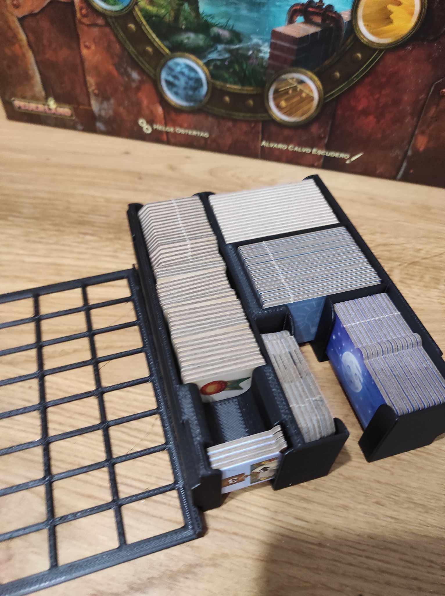 Age of Innovation + wooden books Board Game Insert / Organizer by