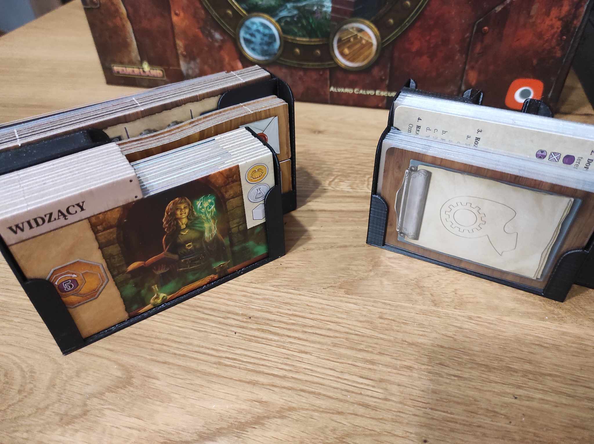 Age of Innovation + wooden books Board Game Insert / Organizer by
