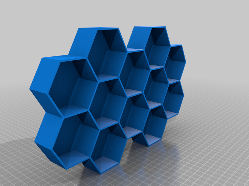 Hexagon Box with 12 Compartments by MacNite | Download free STL model ...