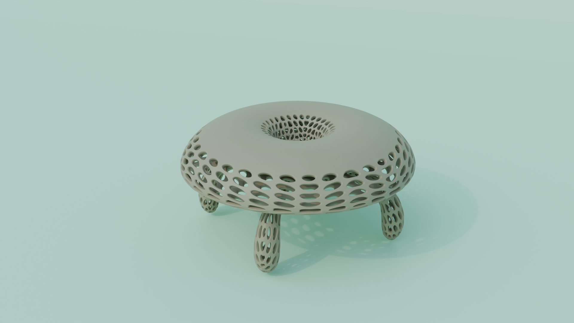 Miniatura 2 do modelo 3D Bio turtle island