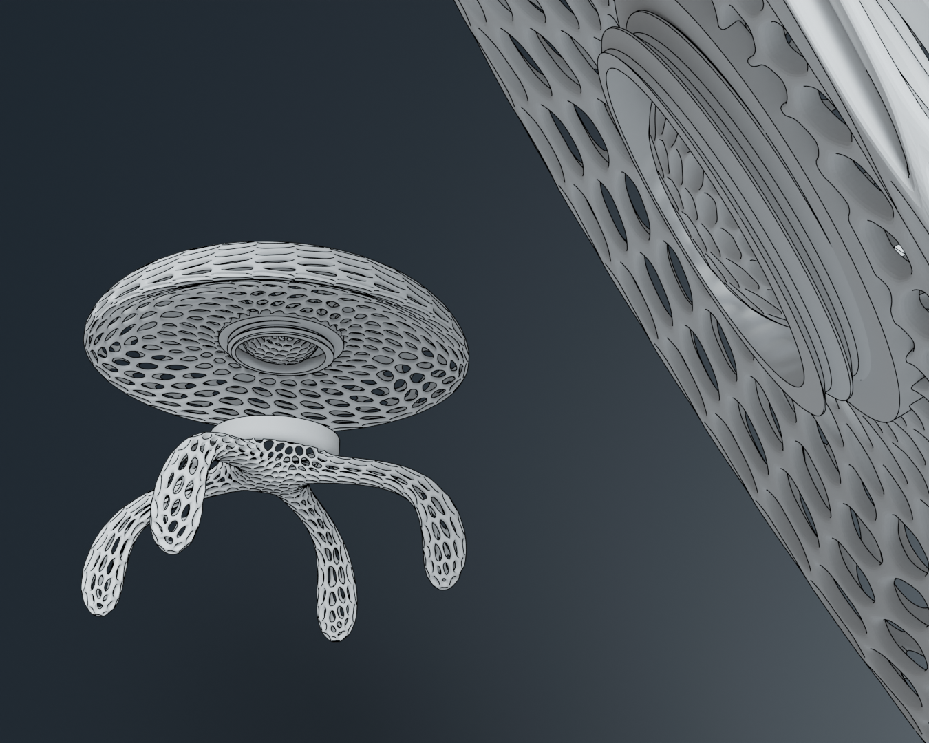 Miniatura 4 do modelo 3D Bio turtle island