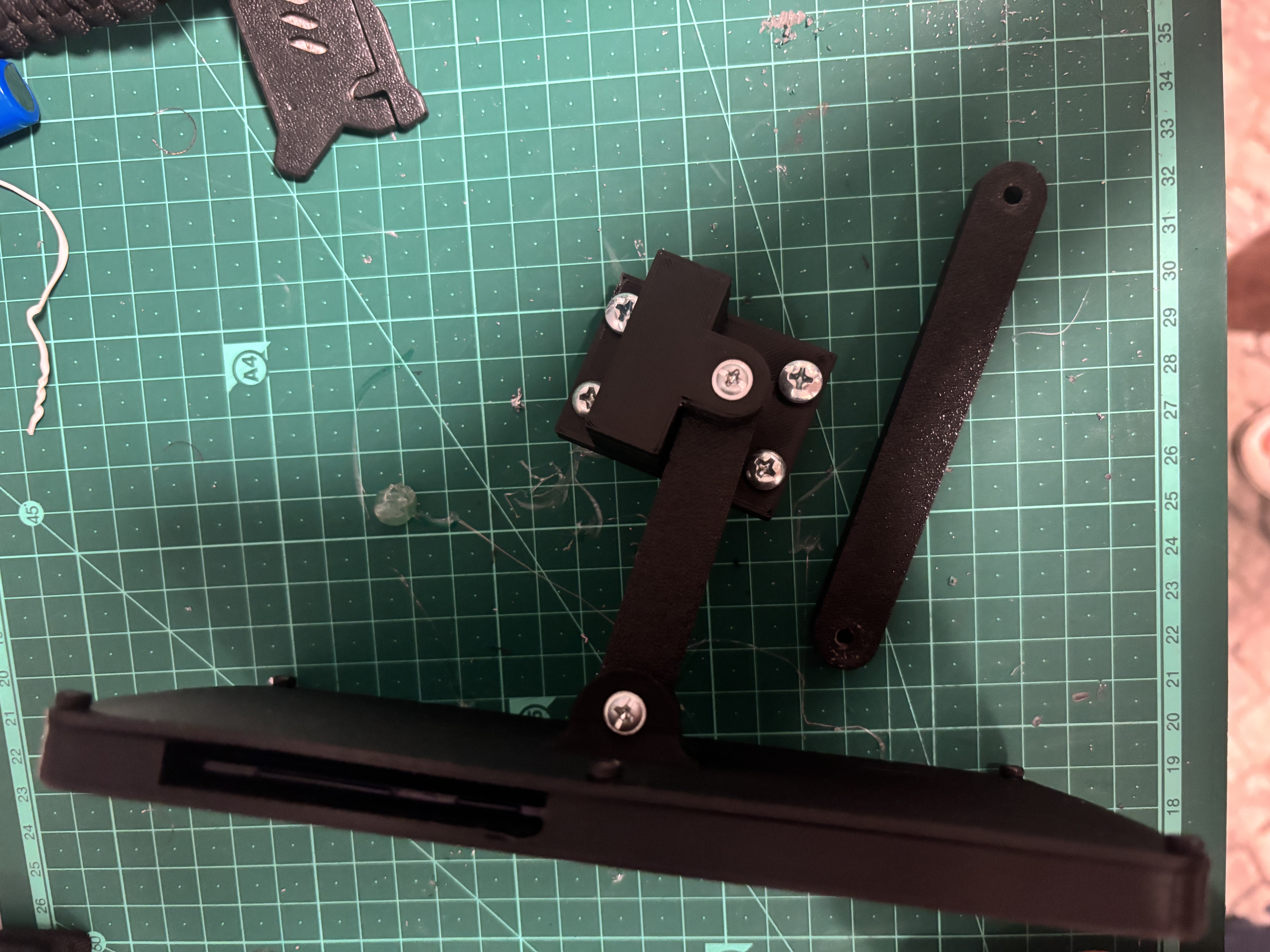 galaxy a70 klipperscreen holder — miniatura 3