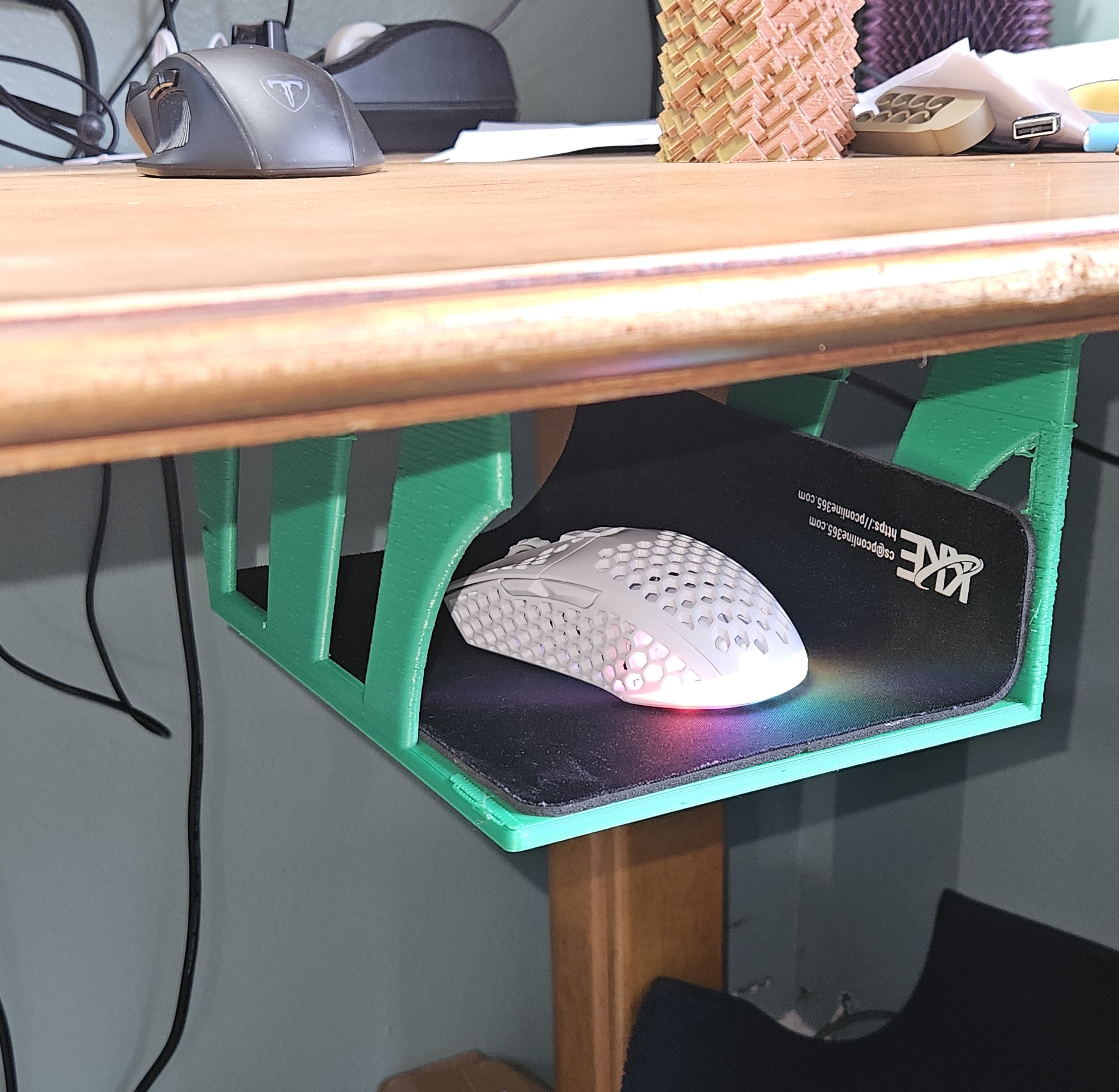 Ergonomic Under Desk Mouse Platform Shelf by Goomba1891 Download free