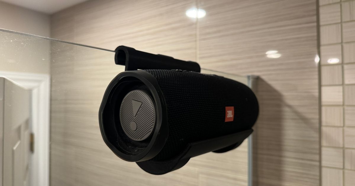 JBL Charge 4 Glass Shower Rack by pHiLViO Download free STL model