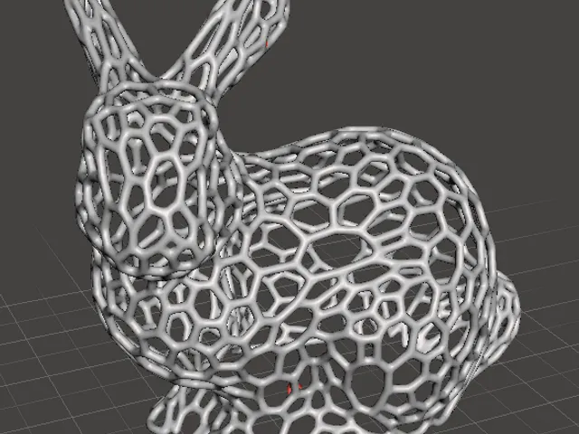 Voronoi Bunny