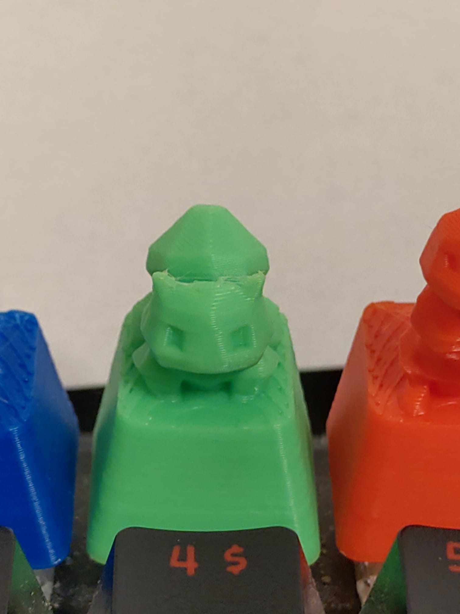 Low Poly Bulbasaur Key Caps