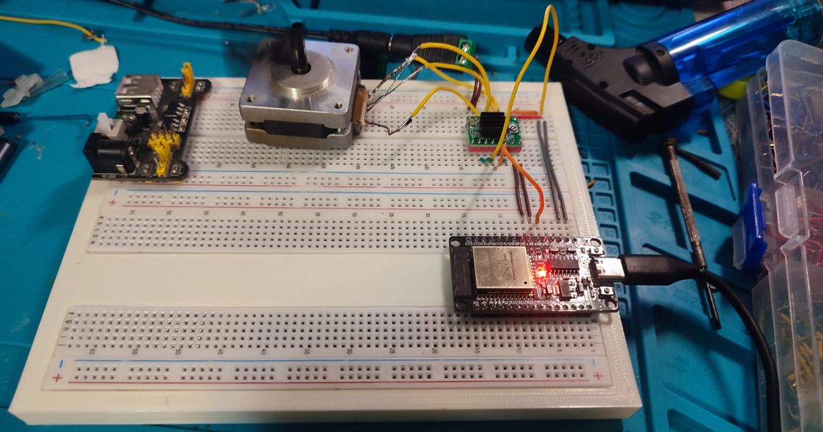 Breadboar for ESP32 by Eduard Sebastian Dogaru | Download free STL ...