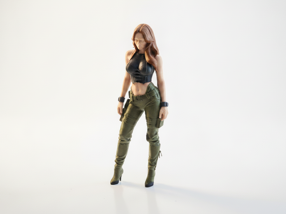 Lara Croft Figurine Gaming Collectible 3D Printable