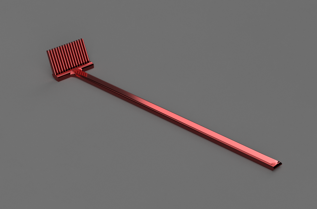 Aquarium rake, easy to print. (or back scratcher) :D