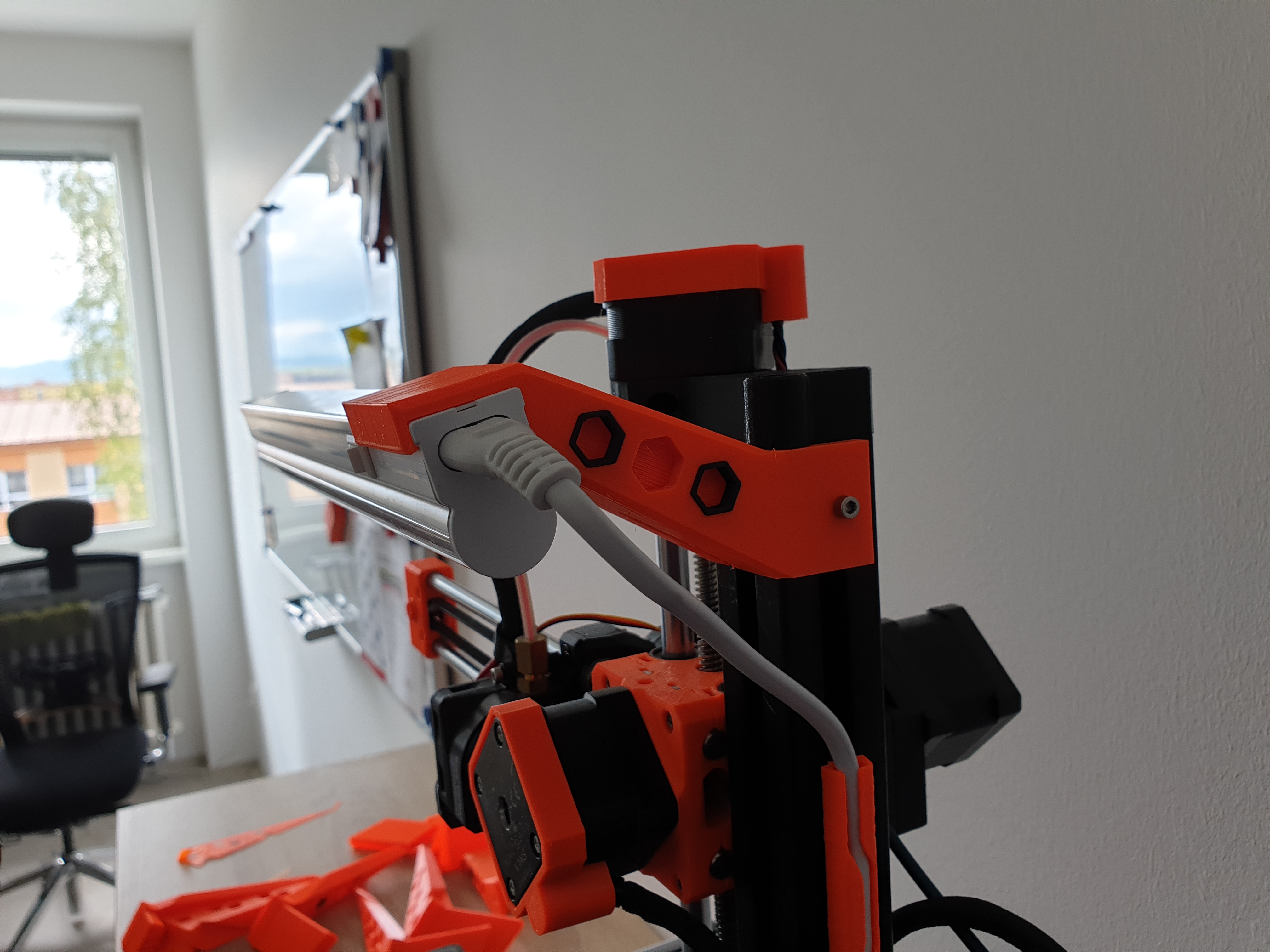 Prusa MINI LED holder with two mounting points