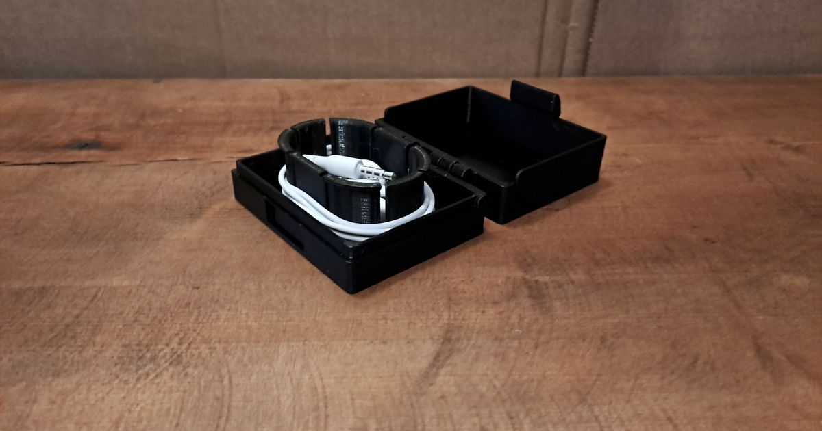 hinged earphone box by Tony3670 Download free STL model