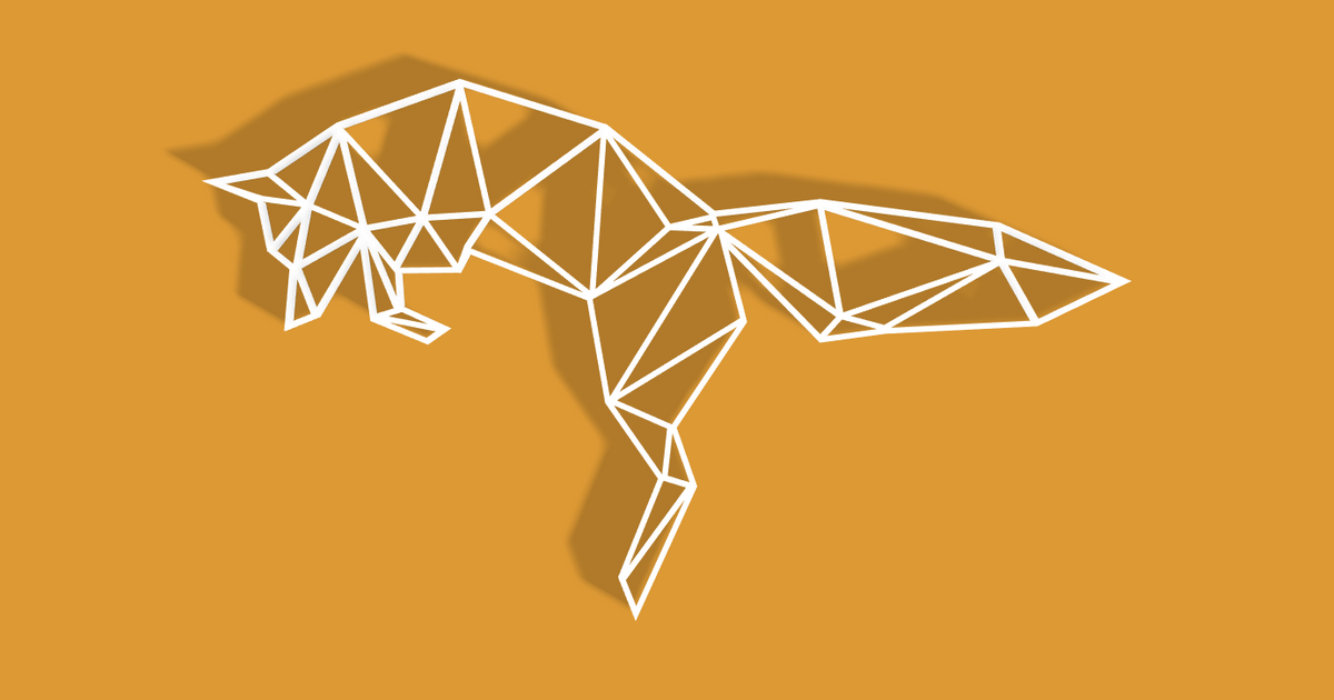 Geometric Fox by PSHE CIONG | Download free STL model | Printables.com