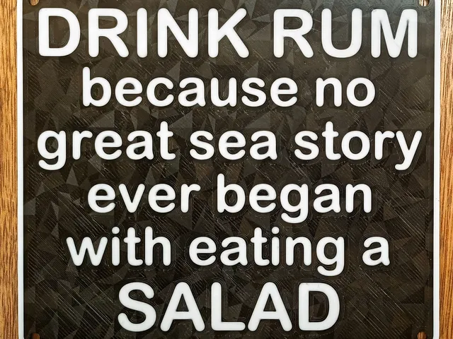 Funny Sign - Drink Rum!!