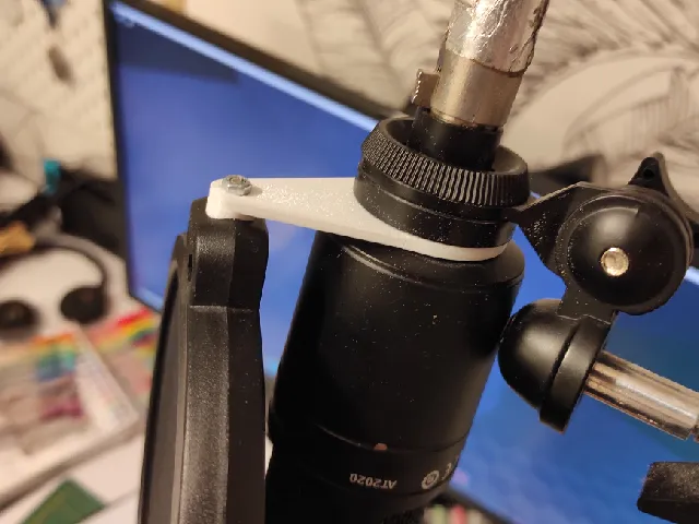Audiotechnica AT2020 popfilter adapter (Neewer popfilter)