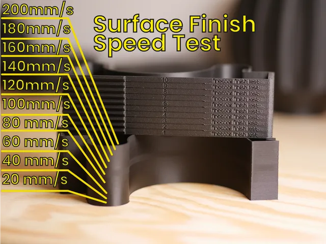 Surface Finish Speed Test