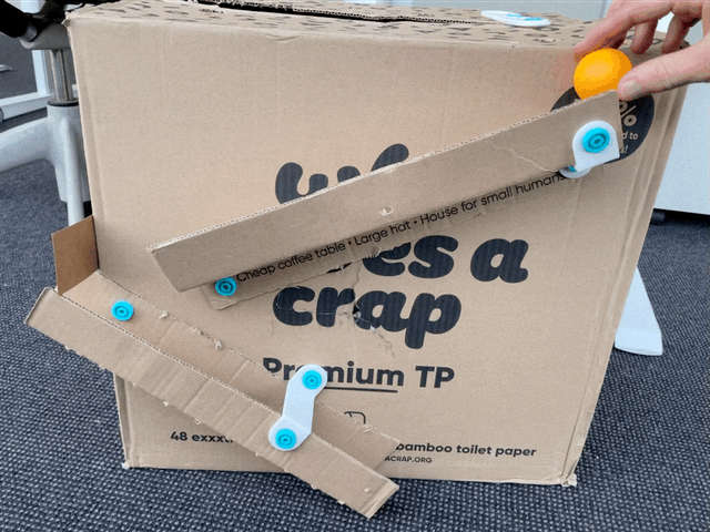 CardBoard Step Bracket compatible makedo