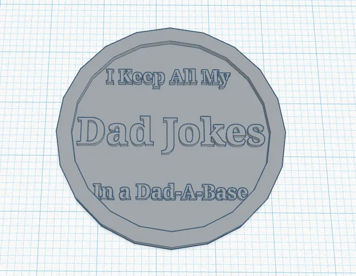 I keep my dad jokes in a dad a base coaster by PITTISIT