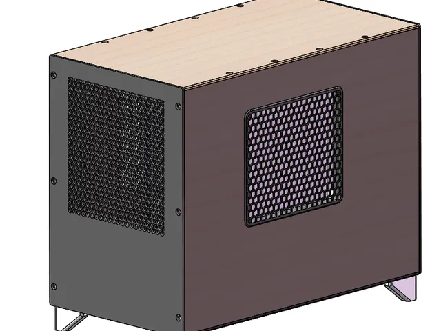 BC 250 Simple Wooden Case