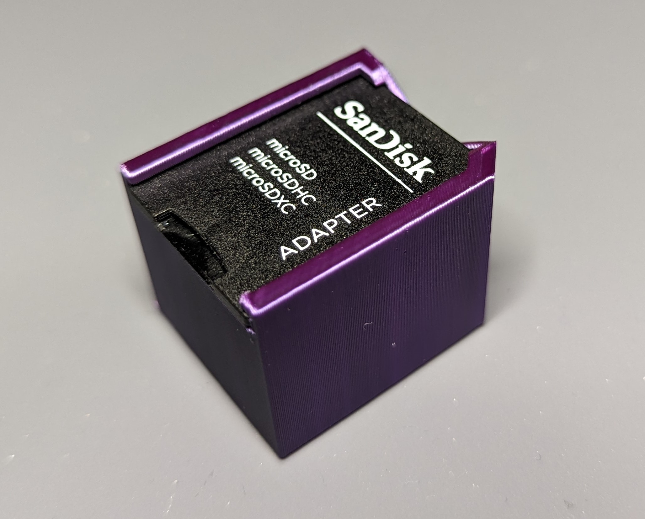 Card Notch SD Card Holder with Notch by Spradlinb | Download free STL model ...