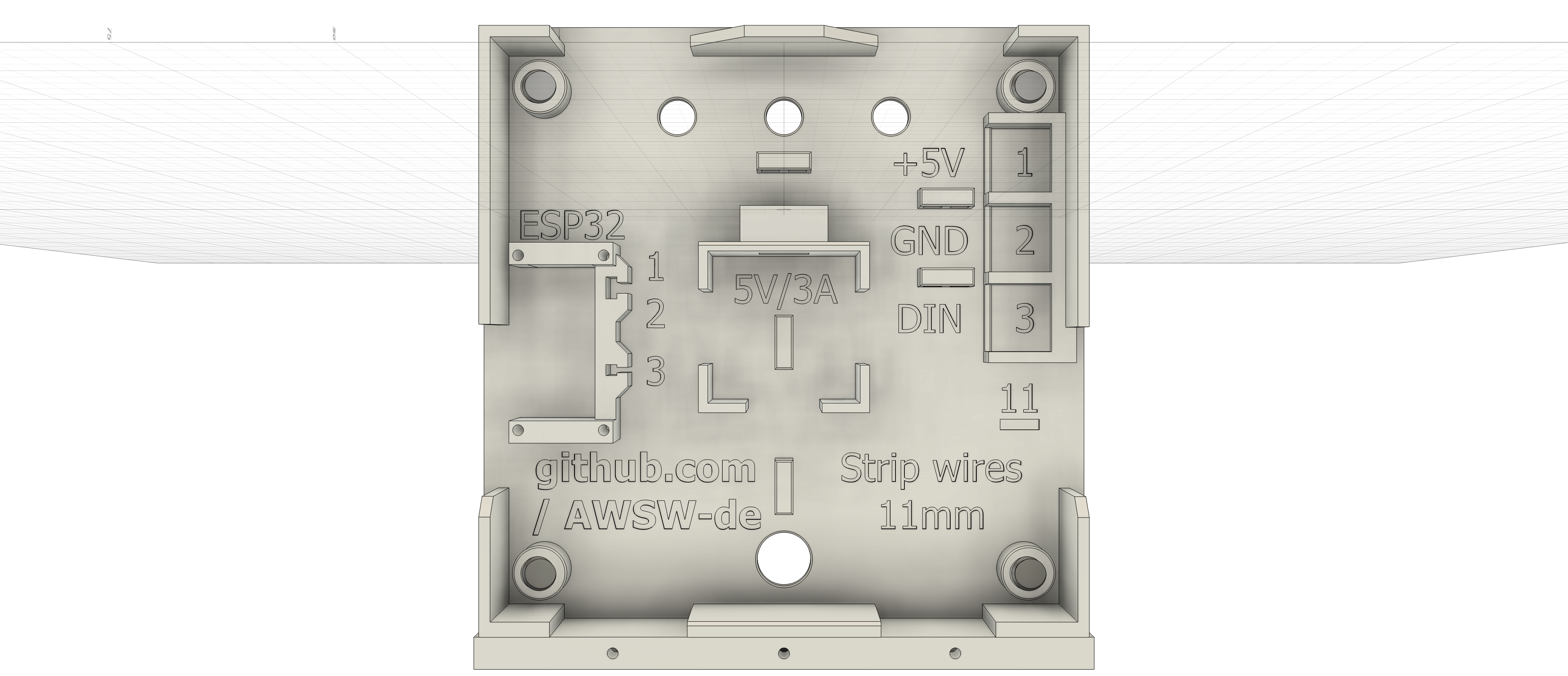 WordClock 16x8 2024 By AWSW Download Free STL Model Printables Com   2024 6 