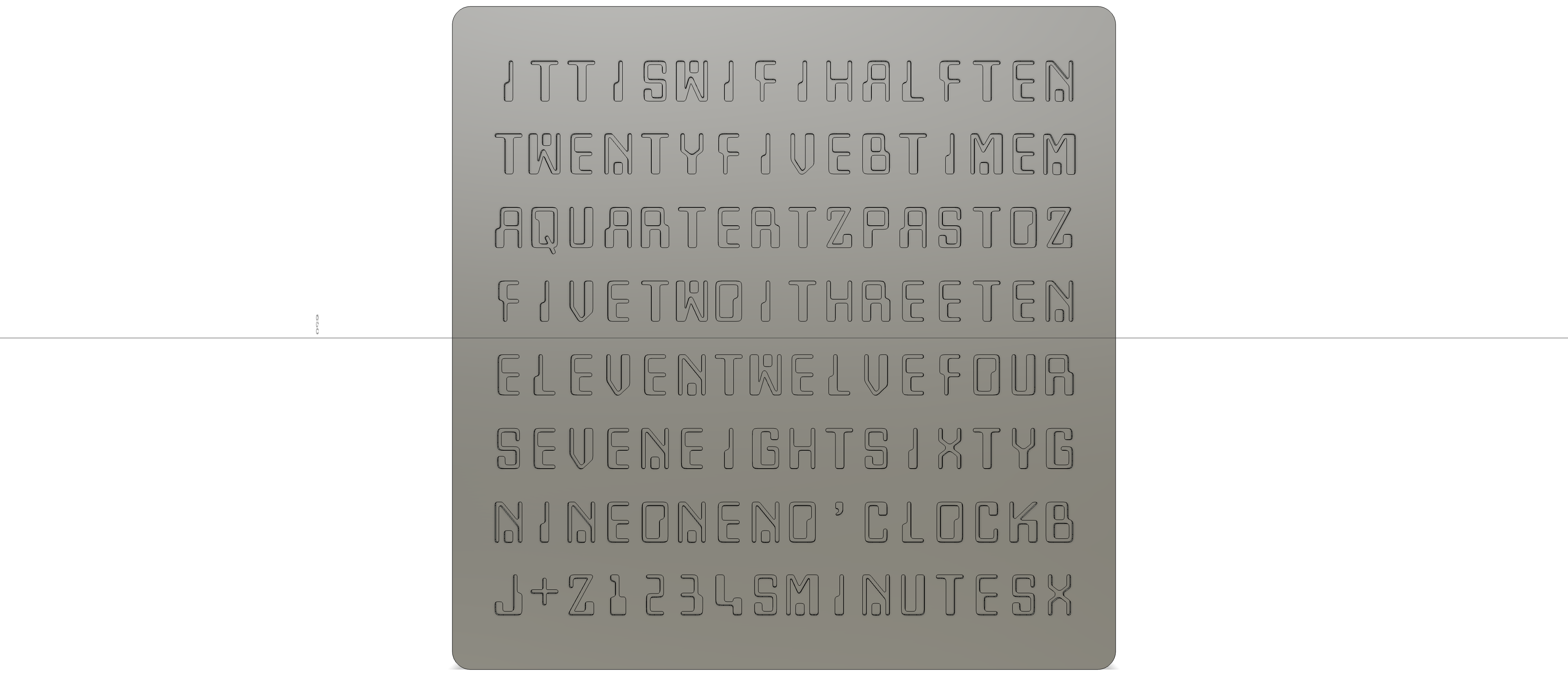 WordClock 16x8 - 2024 — miniatura 38
