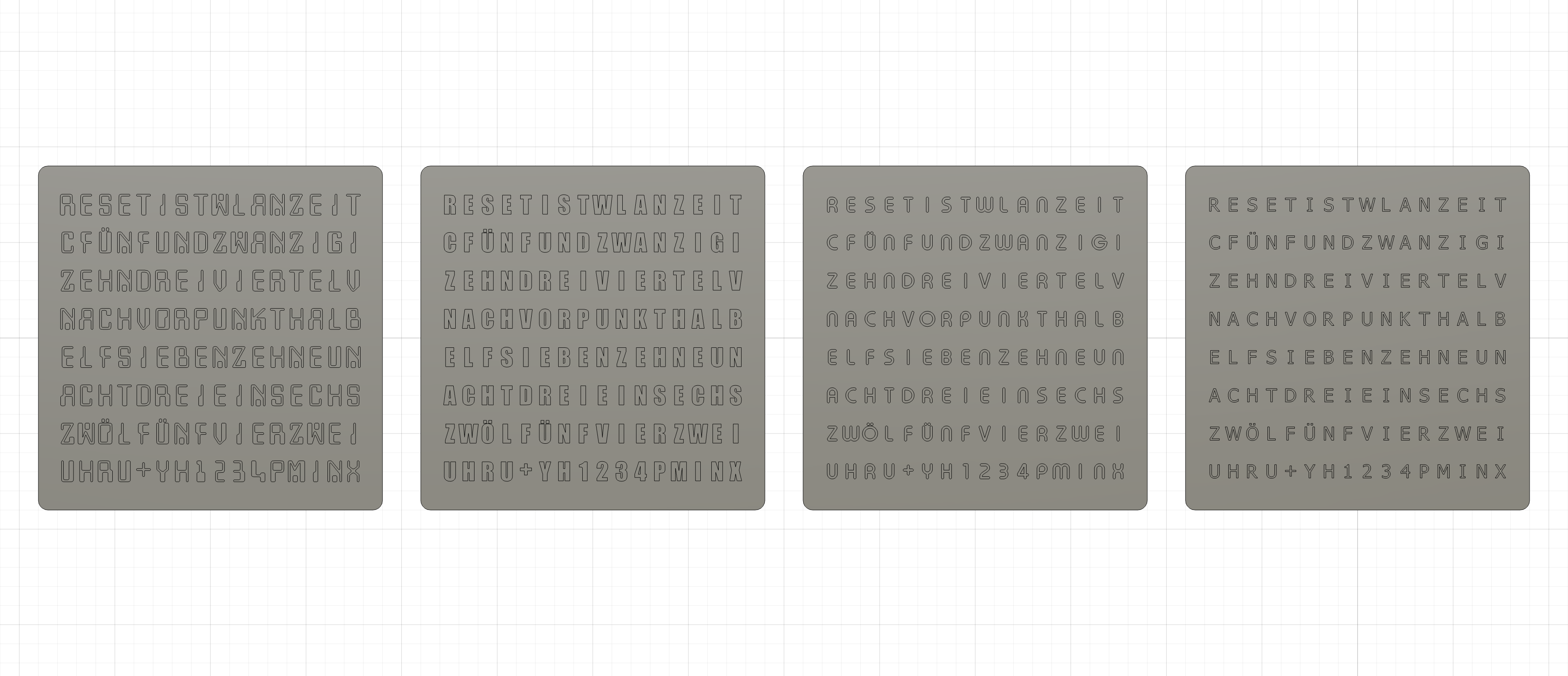 WordClock 16x8 - 2024 — miniatura 41