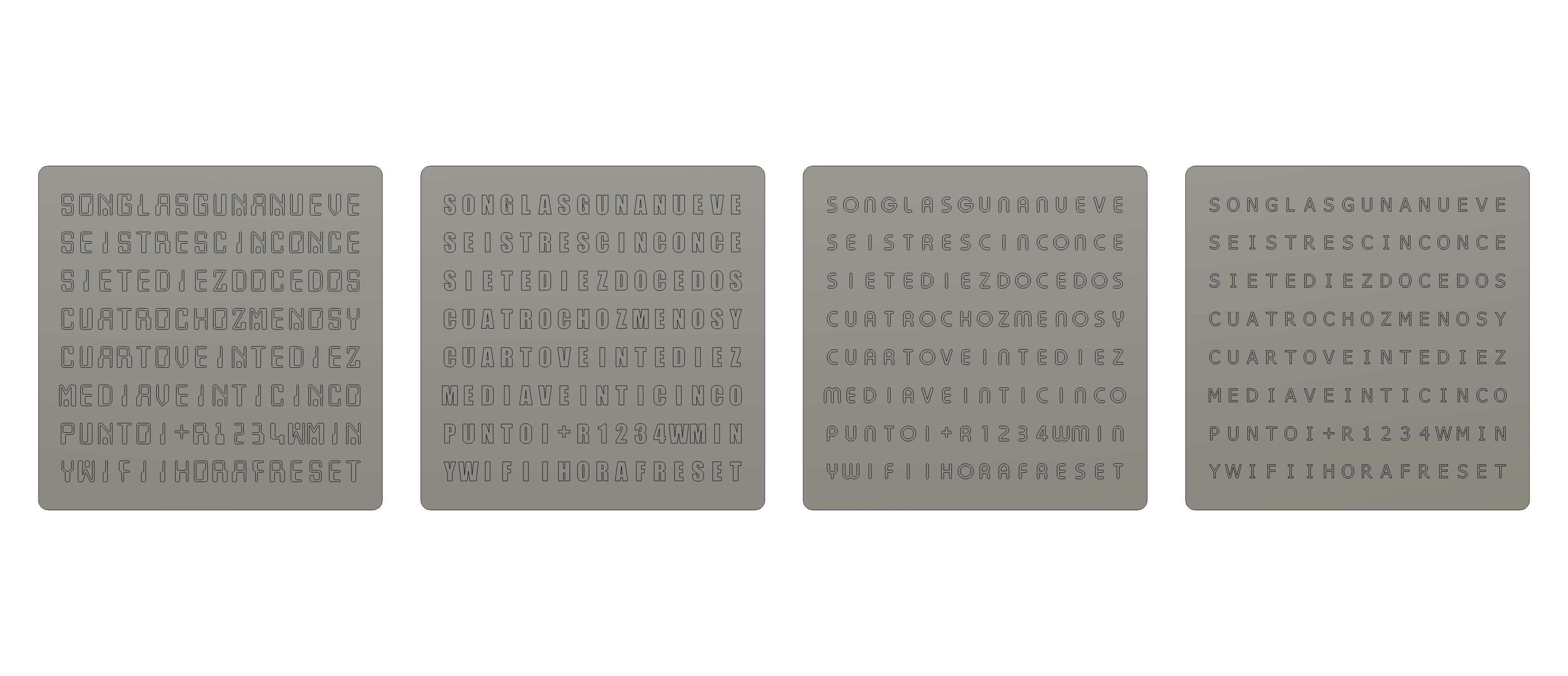 WordClock 16x8 - 2024 — miniatura 43