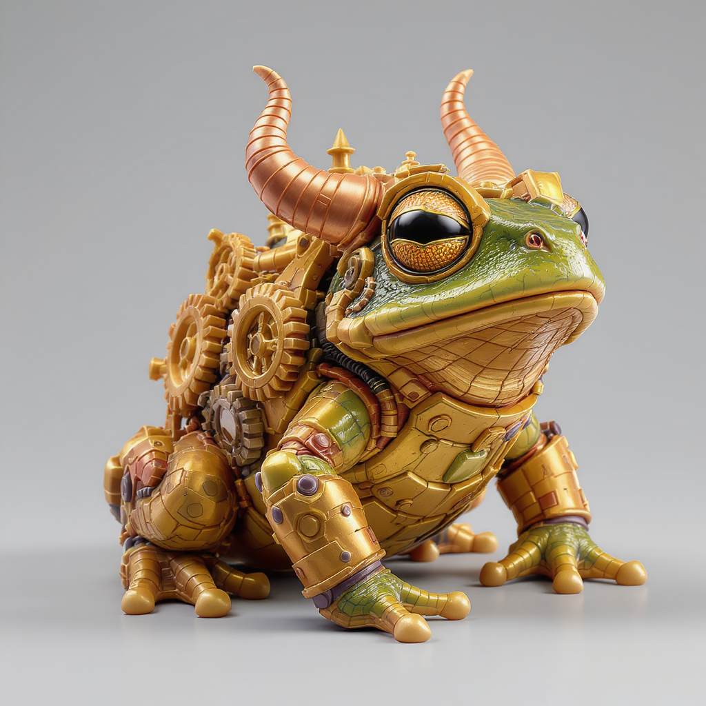 Steampunk Dragon Toad