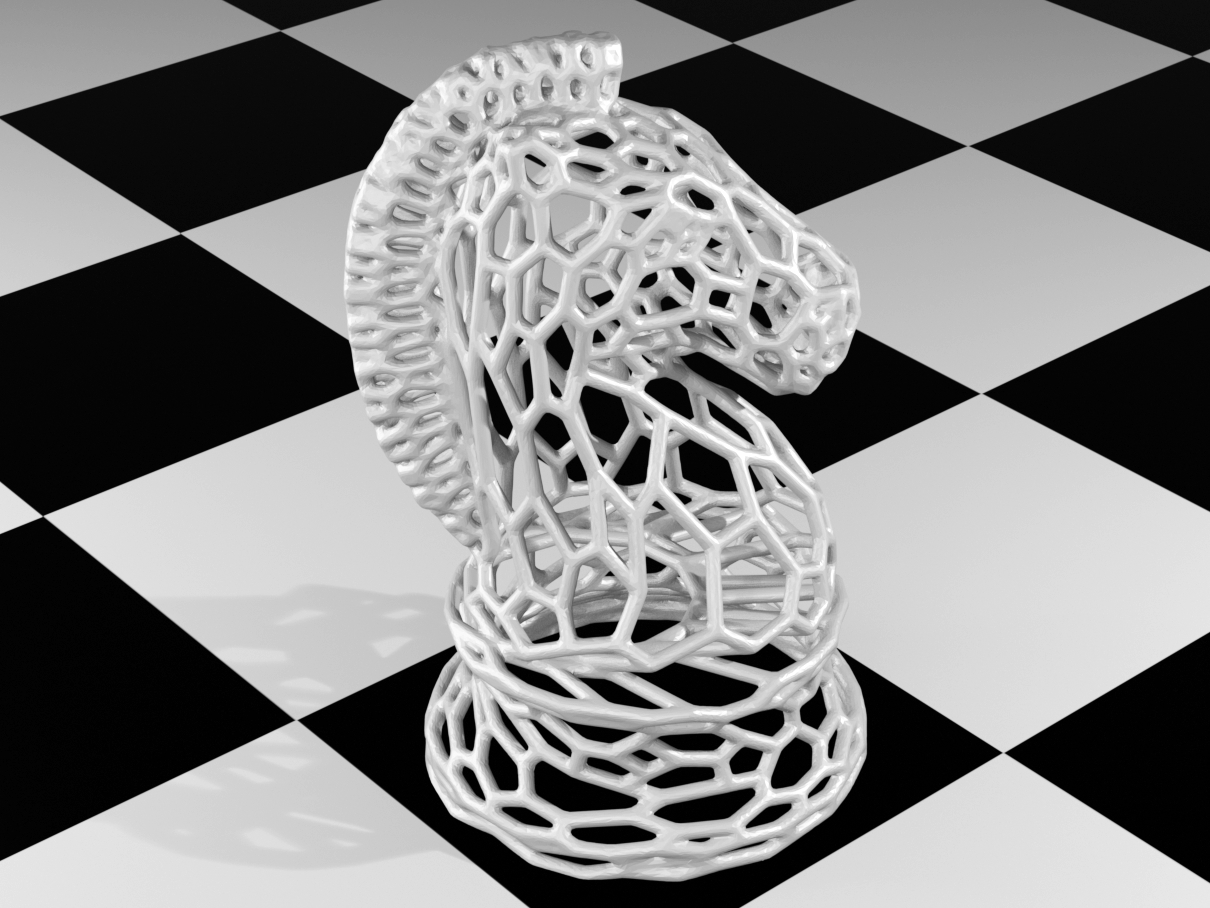 Chess Knight Voronoi
