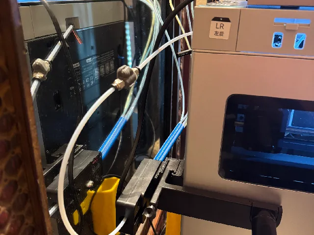 Q2 Spool Holder Bracket plus Box Splitter Rotated