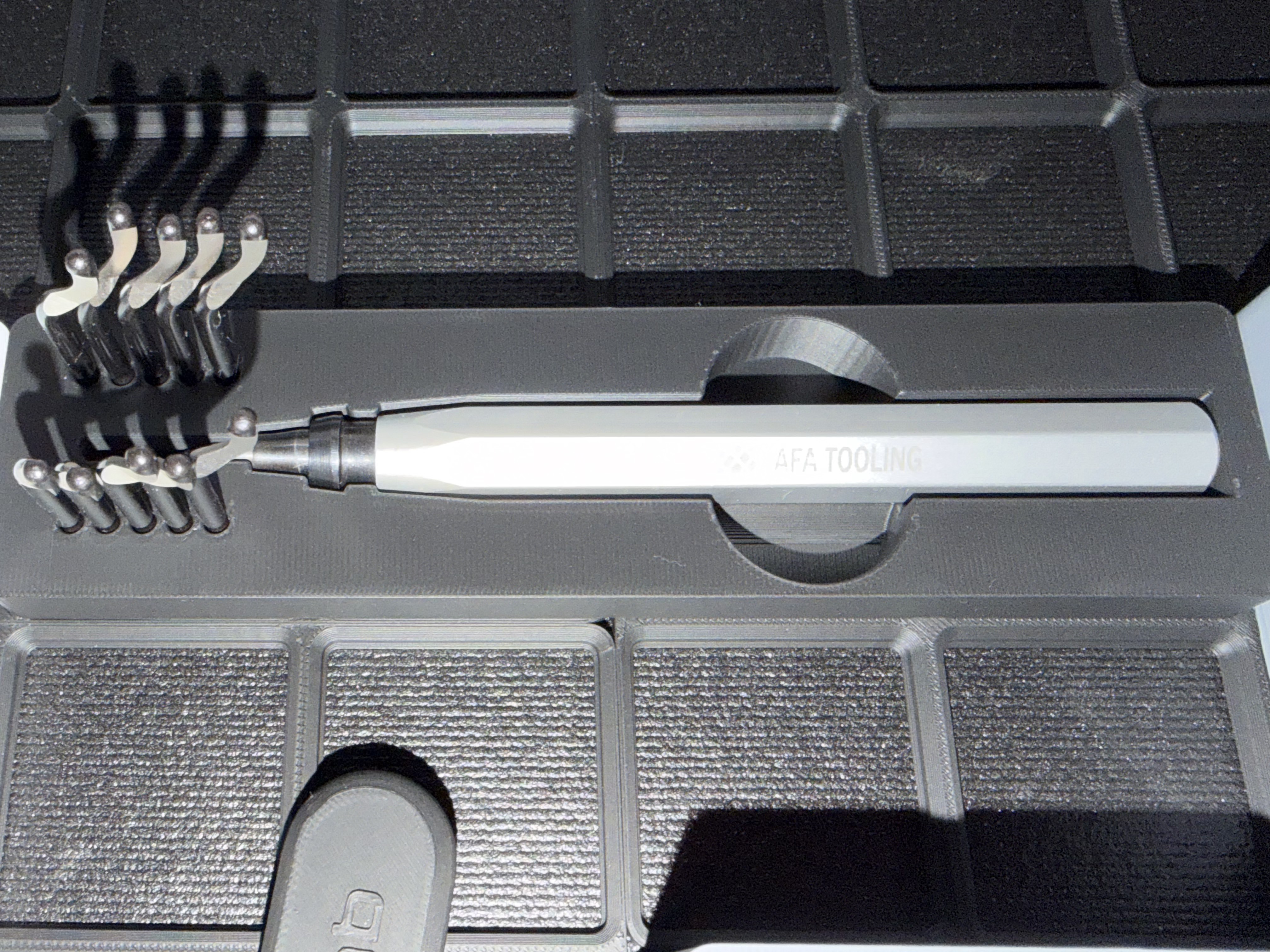 Gridfinity AFA Tooling Deburring Tool Holder