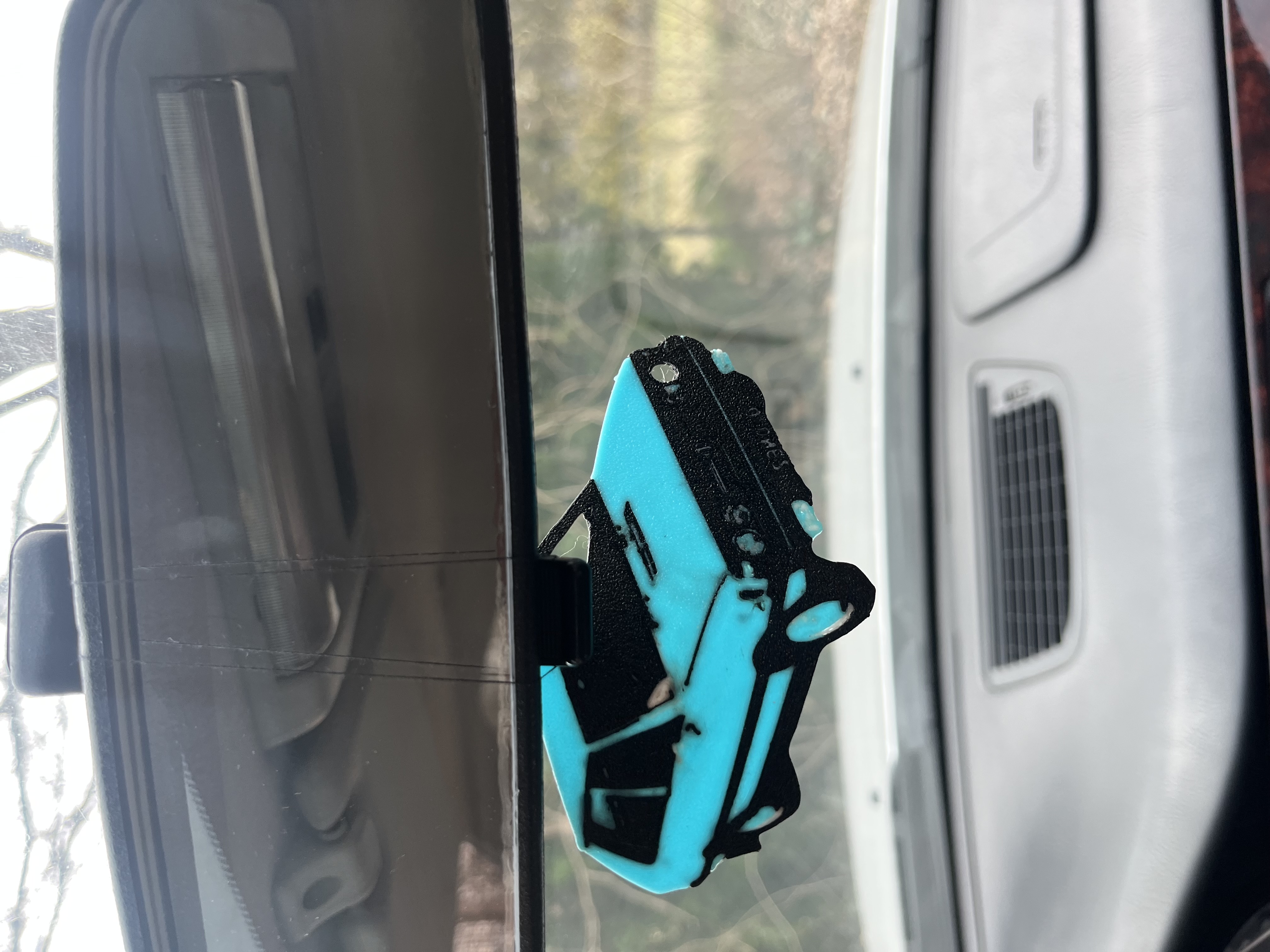 keychain car rear mirror pendant FSO Polonez Borewicz zawieszka na lusterko