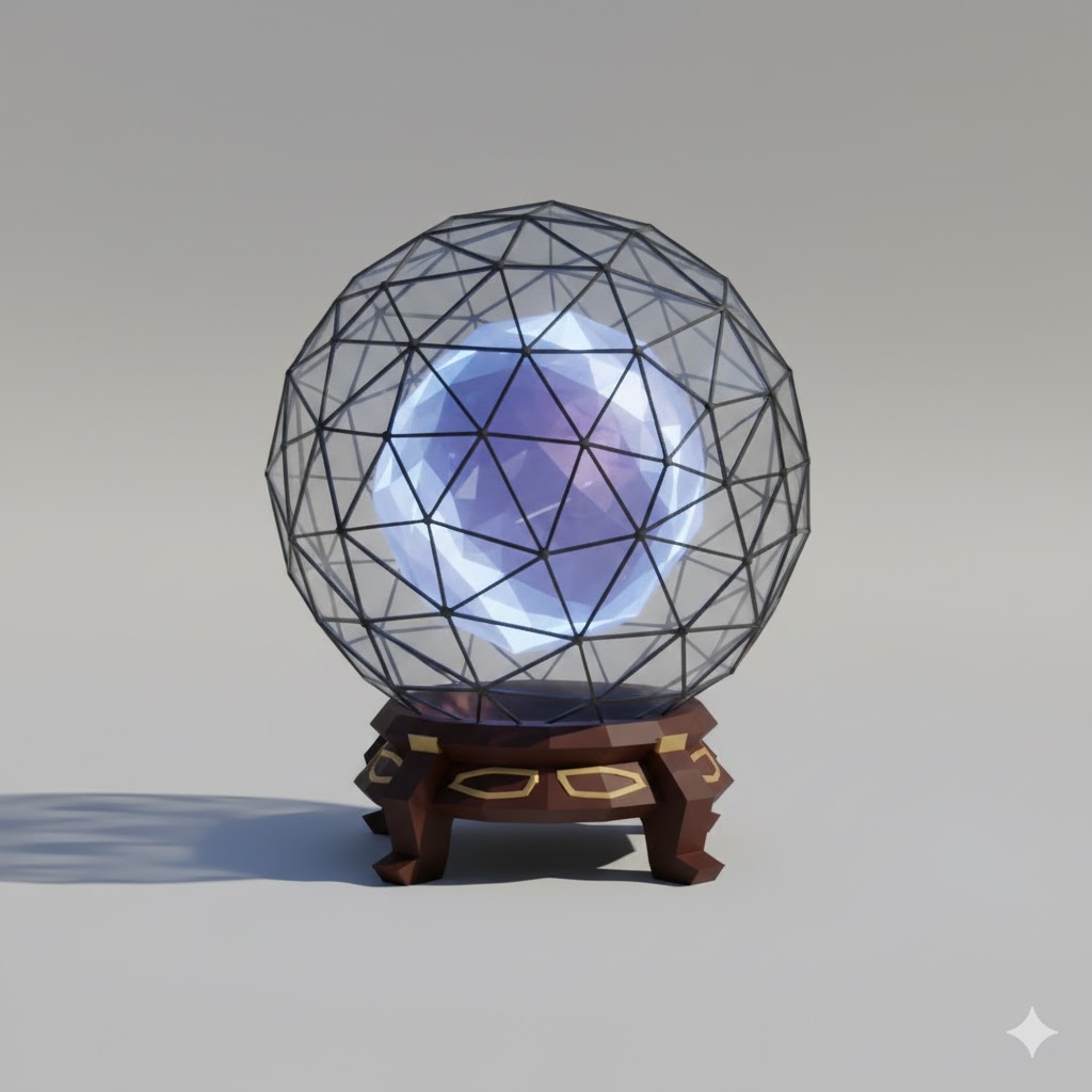 Low Poly Crystal Ball
