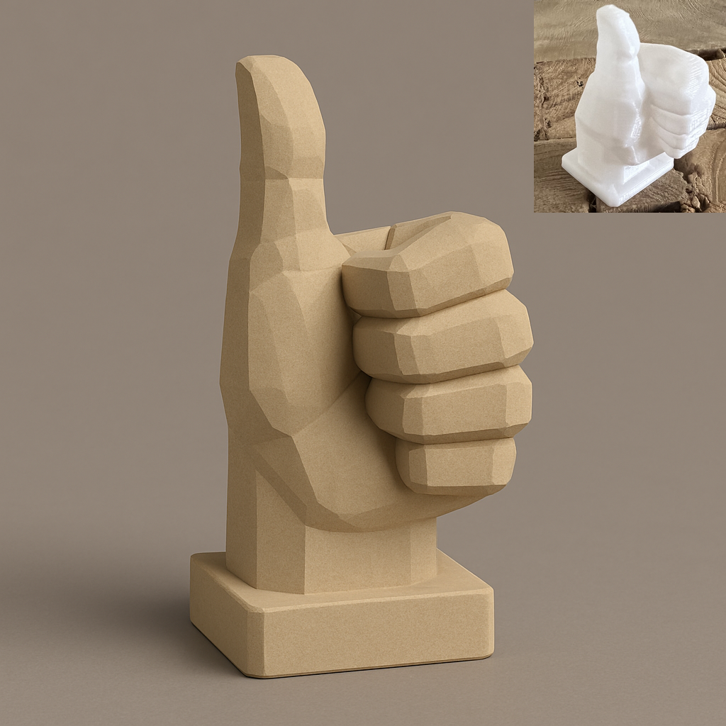Thumbs Up Sculpture