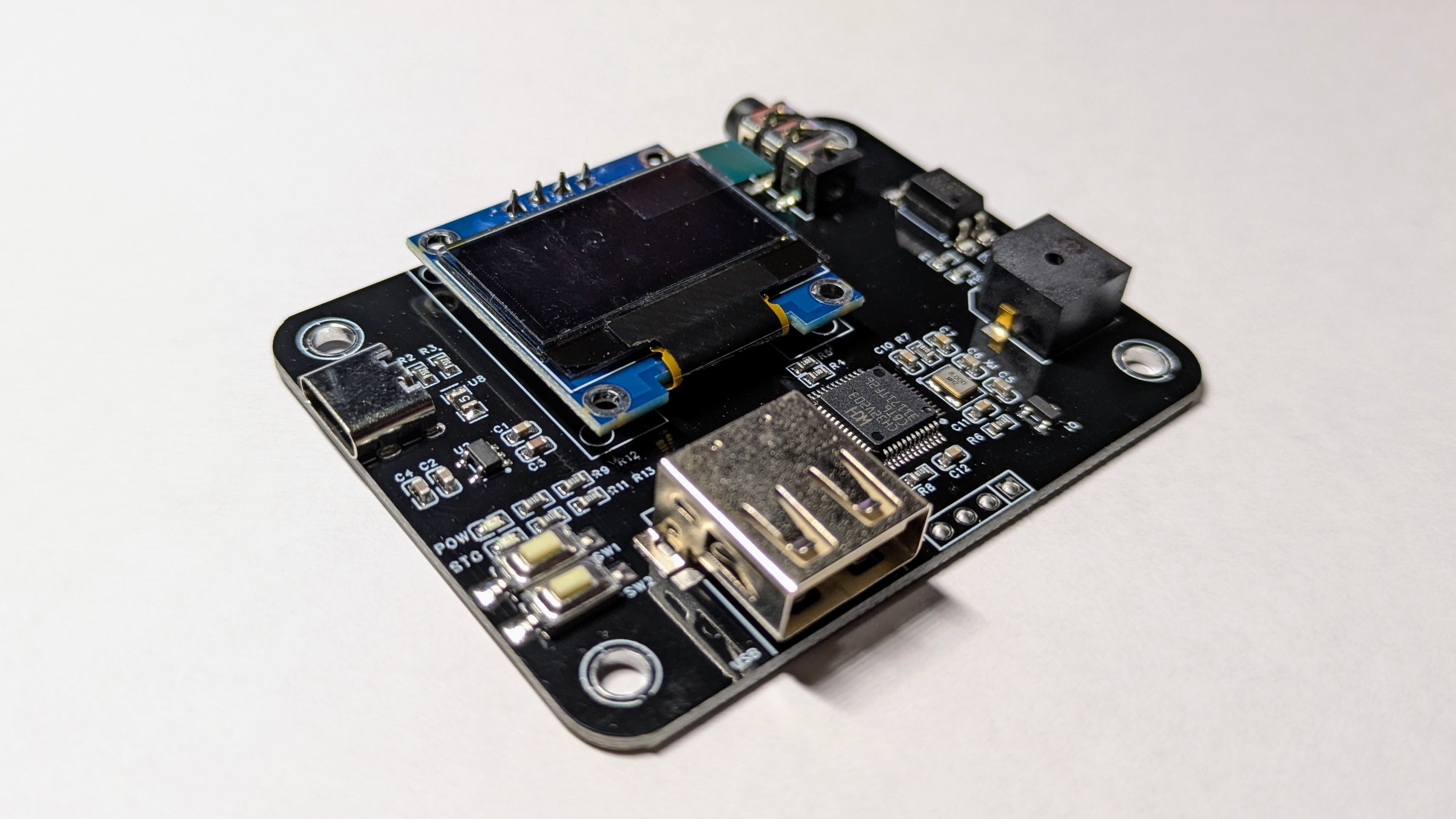 Case for CW Keyboard Keyer with OLED Display 3D model