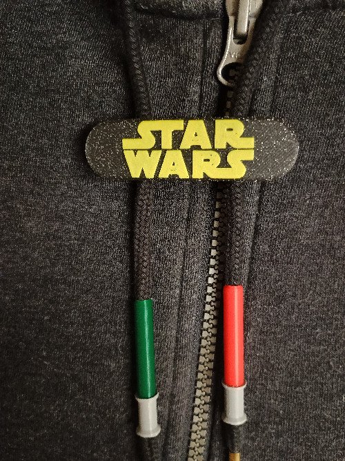 Star Wars Bead 5mm hole - hoodie drawstrings