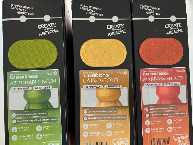 Fillamentum Box Swatch