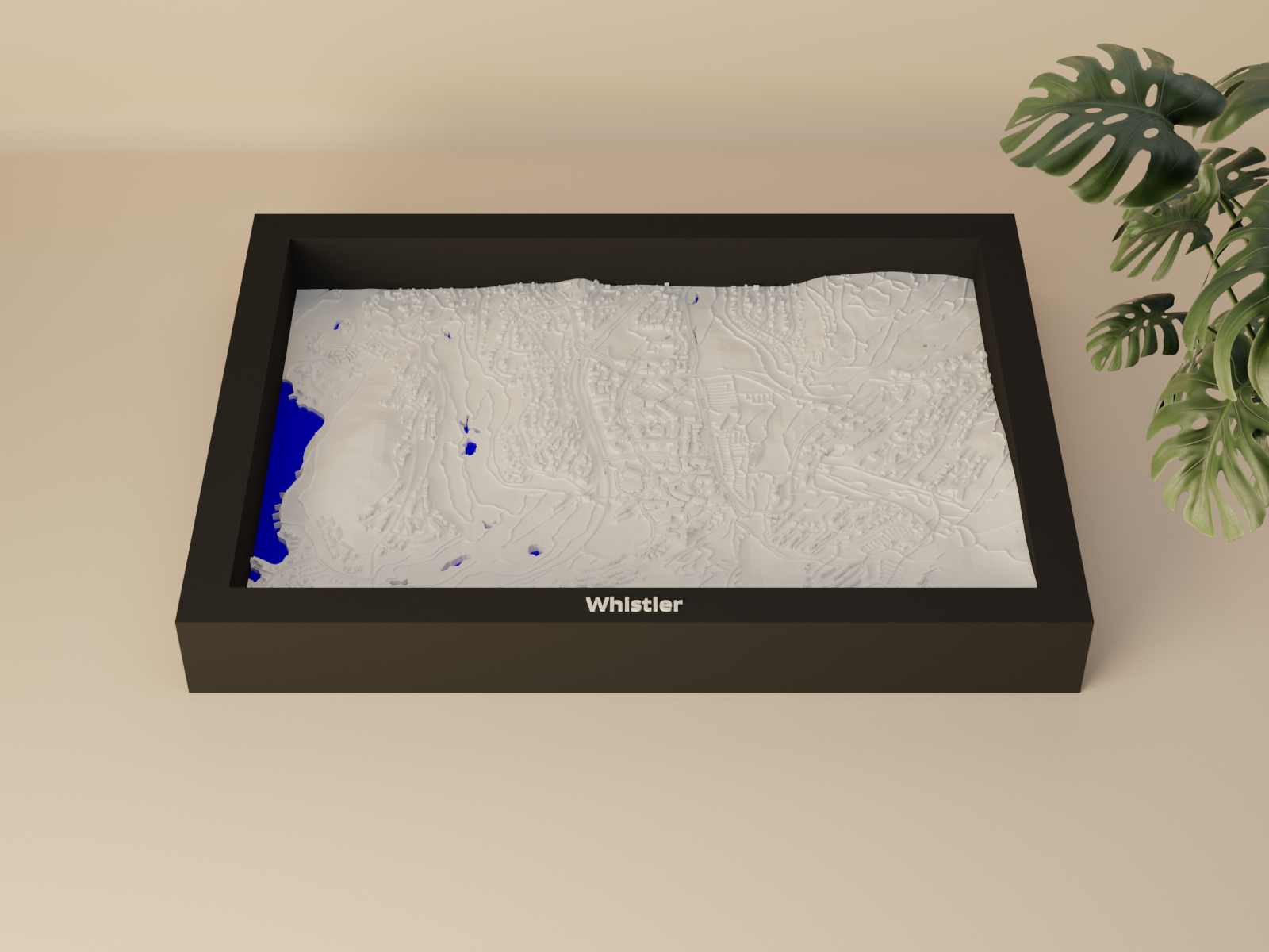 Whistler, Canada - 3D Miniature