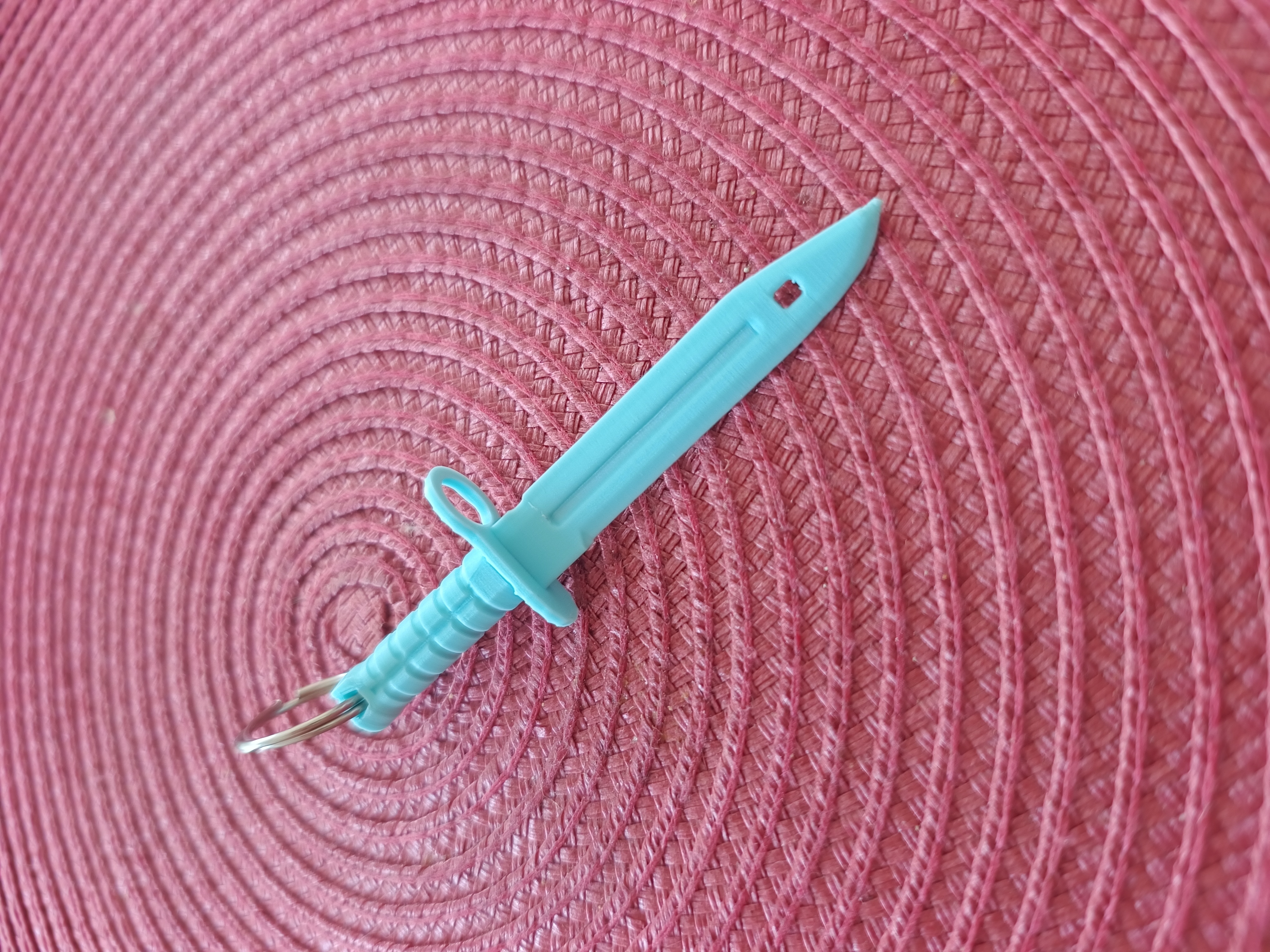 Bayonet Knife CS2 keychain/charm
