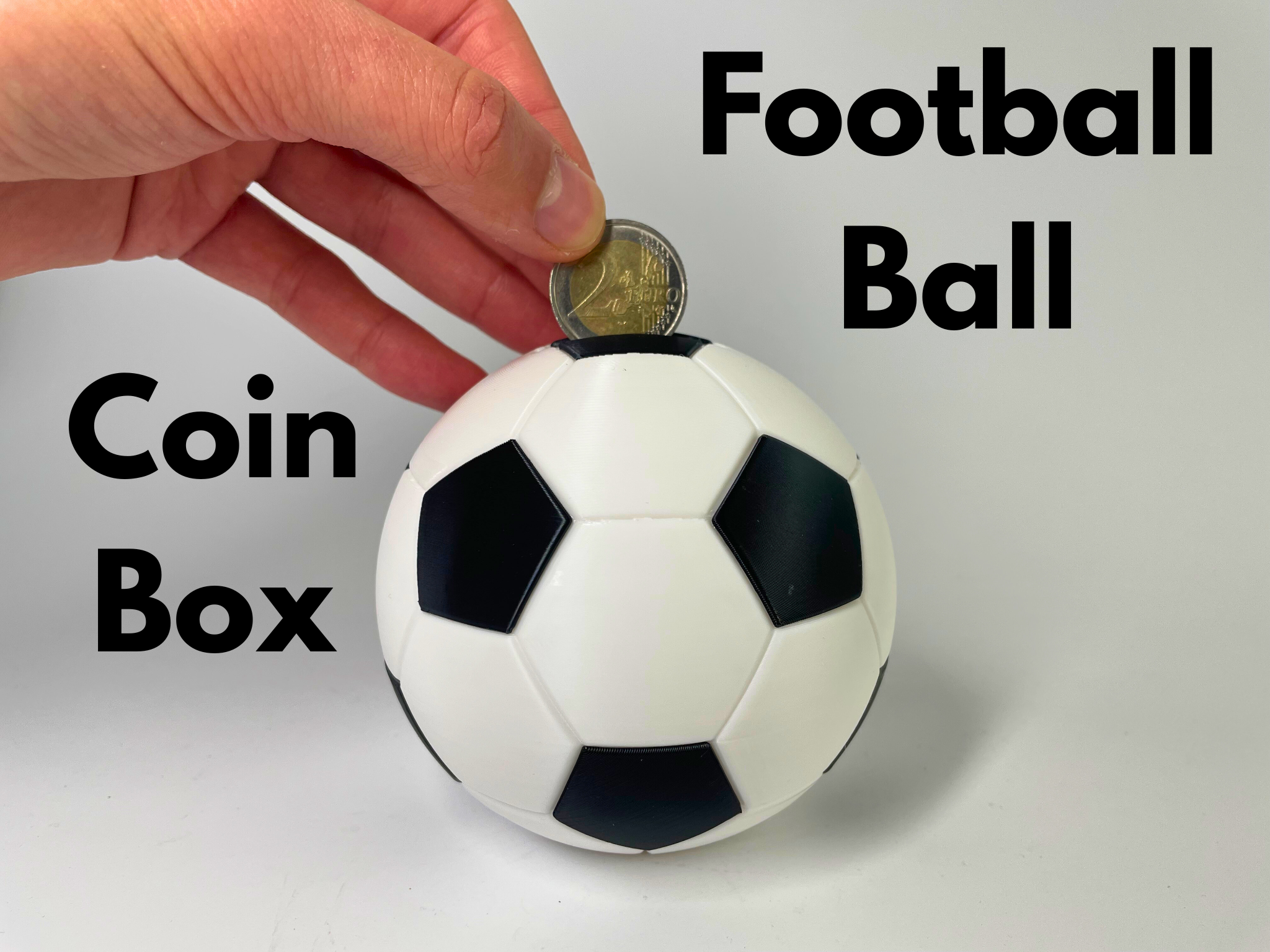 Football Piggy Bank - Soccer Coin Box