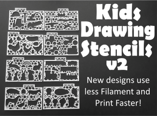 Kids Drawing Stencils – v2